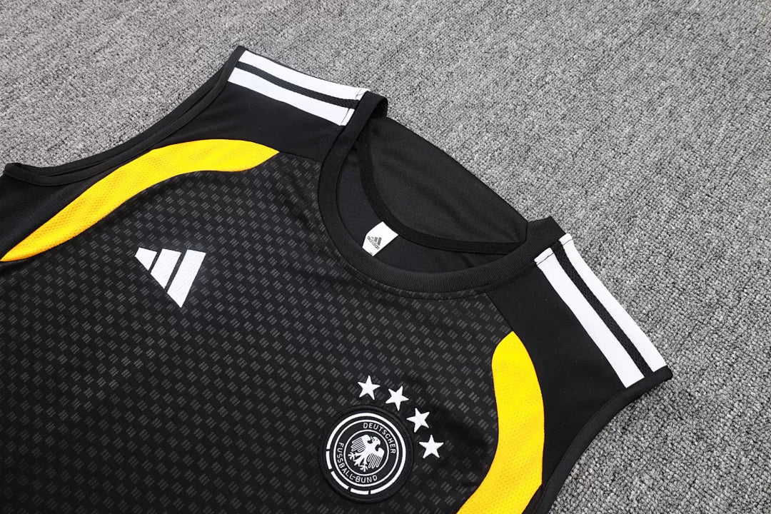 Completino Canottiera Germania 26/27 Uomo Nero | Kit Allenamento