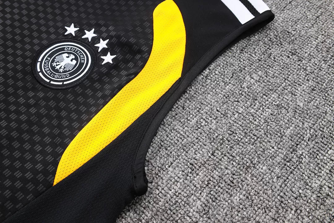Completino Canottiera Germania 26/27 Uomo Nero | Kit Allenamento
