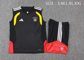Completino Canottiera Germania 26/27 Uomo Nero | Kit Allenamento