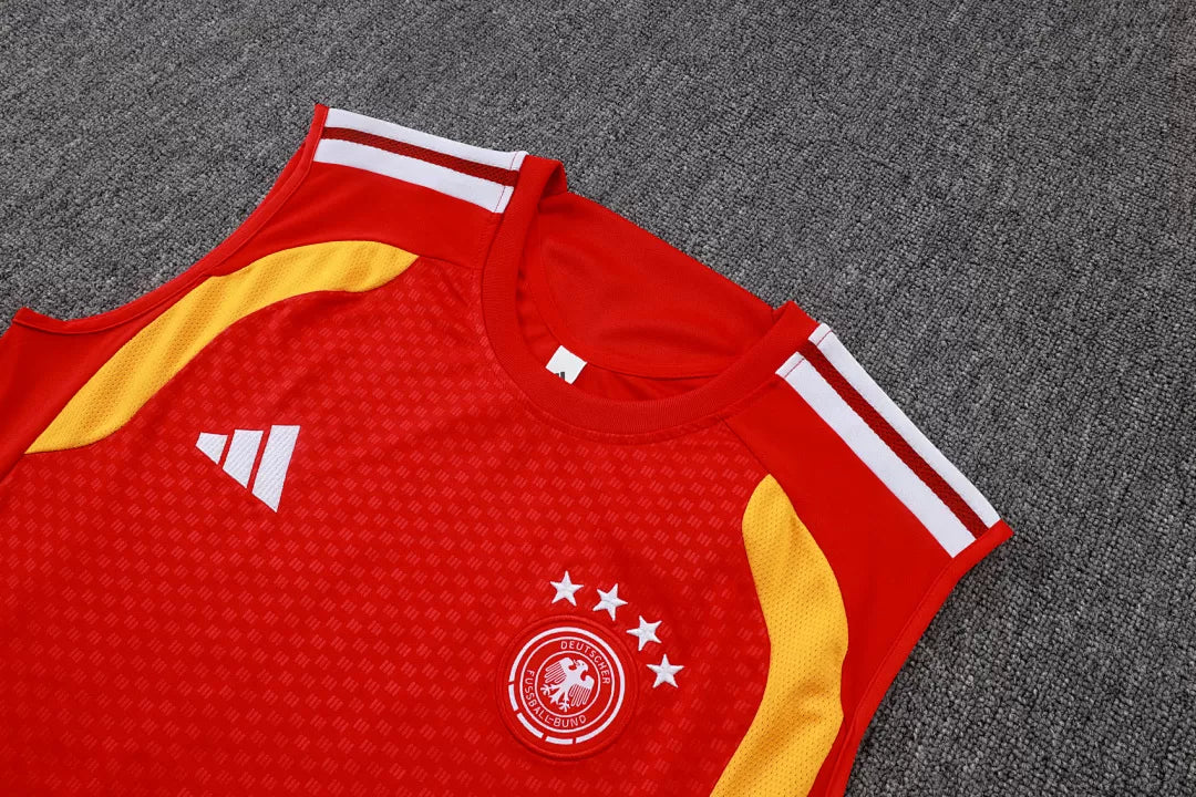 Completino Canottiera Germania 26/27 Uomo Rosso | Kit Allenamento