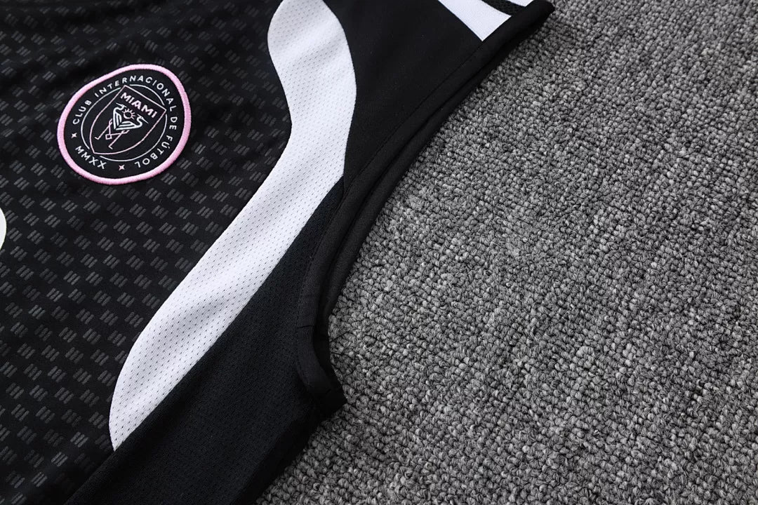 Completino Canottiera Inter Miami 26/27 Uomo Nero | Kit Allenamento