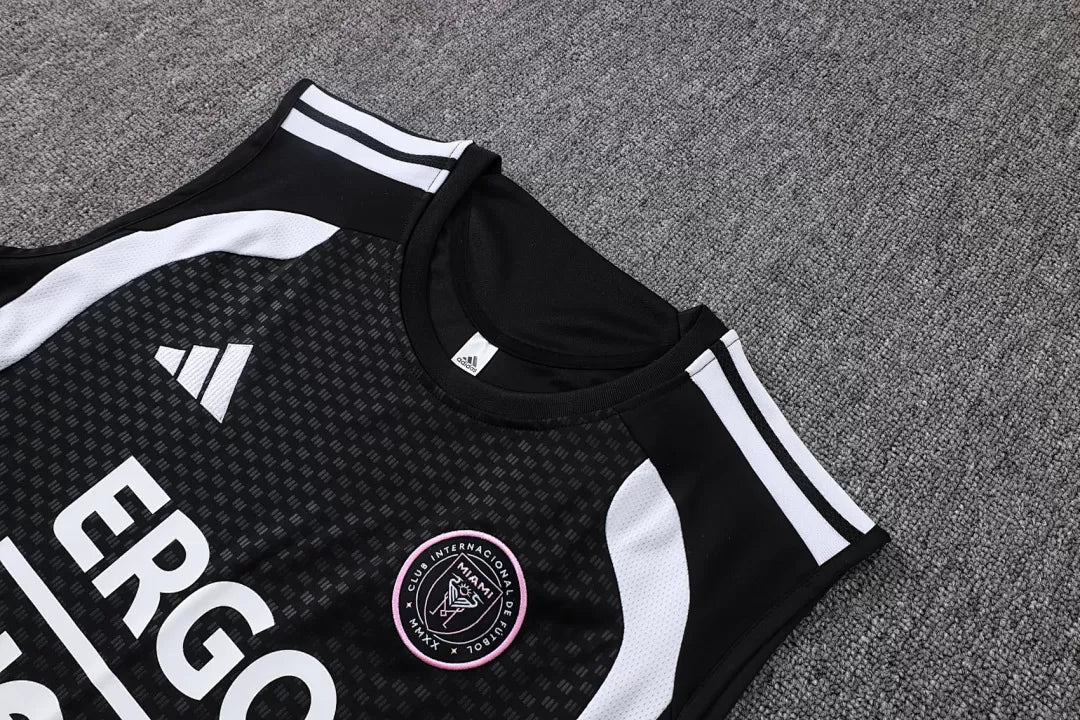 Completino Canottiera Inter Miami 26/27 Uomo Nero | Kit Allenamento