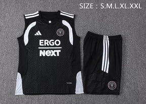 Completino Canottiera Inter Miami 26/27 Uomo Nero | Kit Allenamento