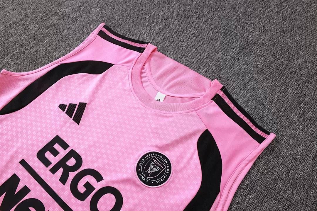 Completino Canottiera Inter Miami 26/27 Uomo Rosa | Kit Allenamento