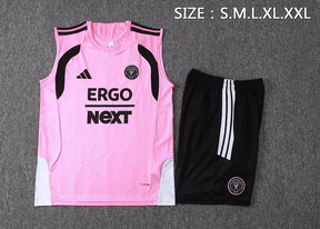 Completino Canottiera Inter Miami 26/27 Uomo Rosa | Kit Allenamento
