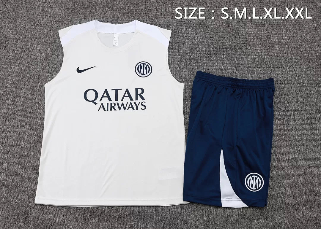 Completino Canottiera Inter Milan 25/26 Uomo | Kit Allenamento