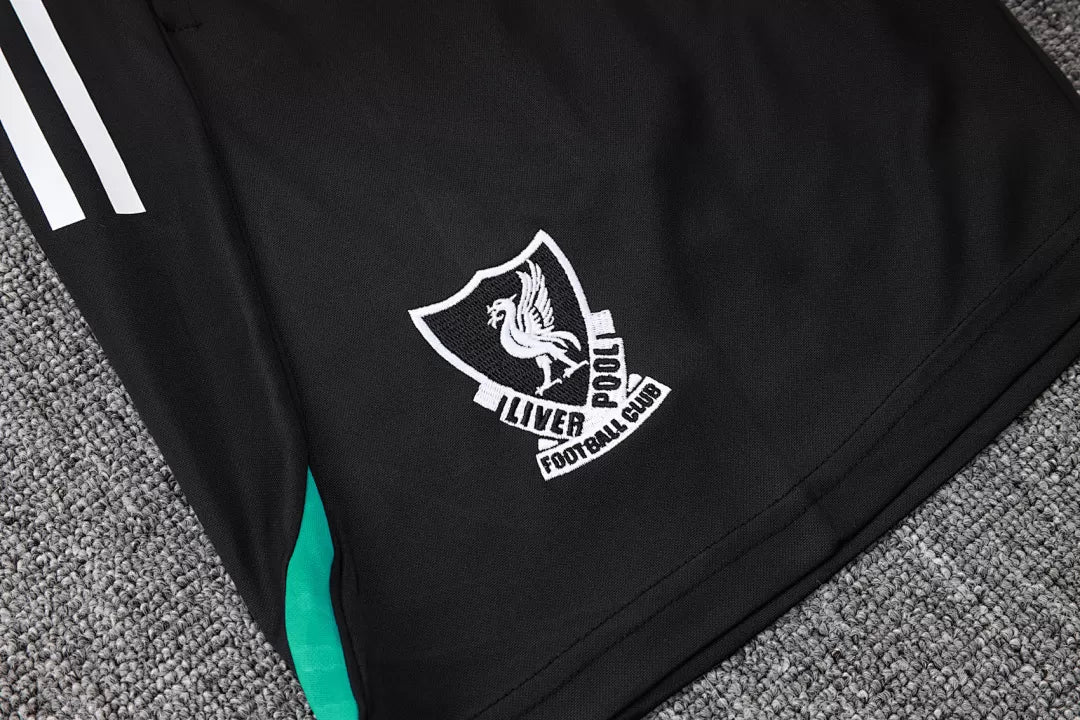 Completino Canottiera Liverpool 2025/26 Uomo Verde | Kit Allenamento