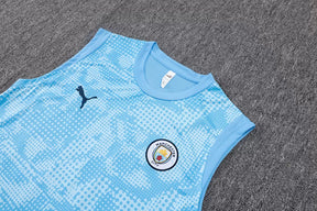 Completino Canottiera Manchester City 2025/26 Uomo | Kit Allenamento