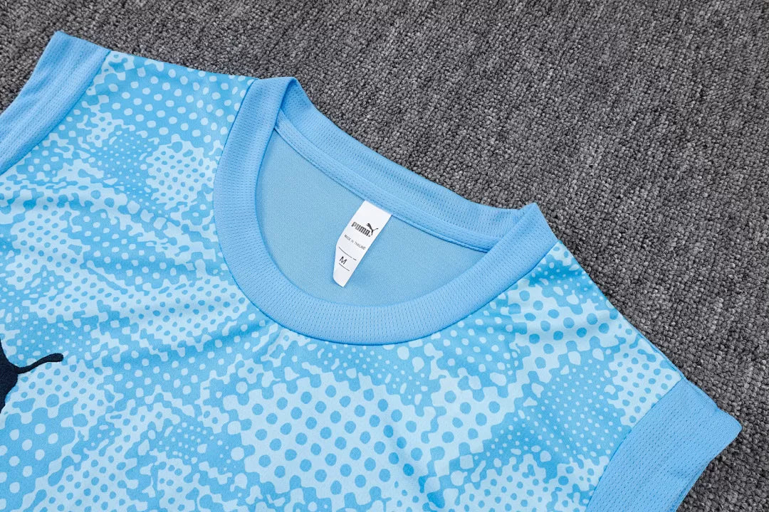 Completino Canottiera Manchester City 2025/26 Uomo | Kit Allenamento