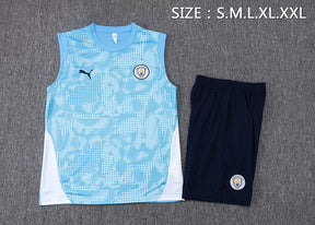 Completino Canottiera Manchester City 2025/26 Uomo | Kit Allenamento