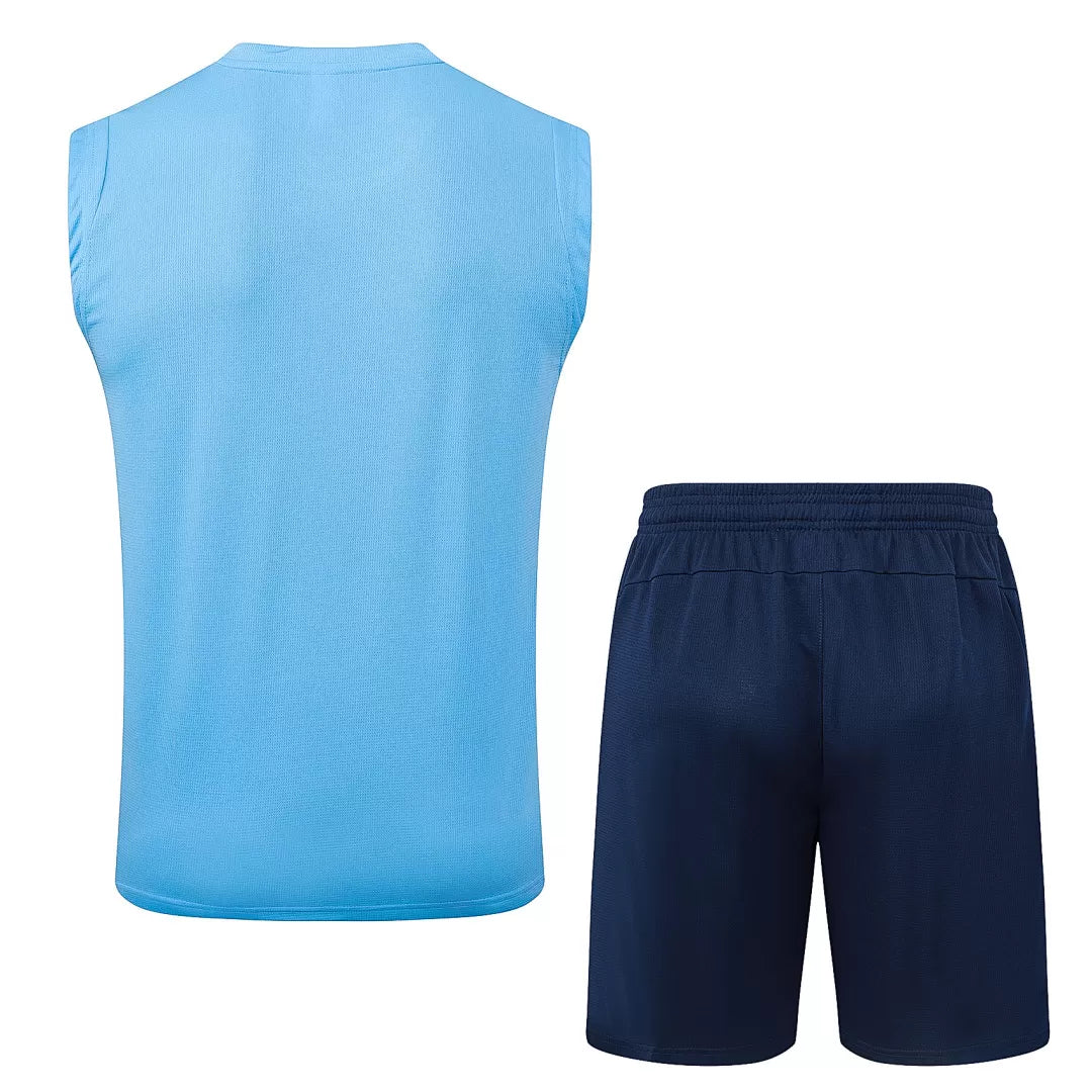 Completino Canottiera Manchester City 2025/26 Uomo | Kit Allenamento