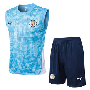 Completino Canottiera Manchester City 2025/26 Uomo | Kit Allenamento
