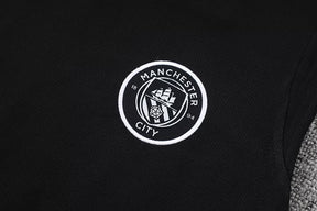 Completino Canottiera Manchester City 2025/26 Uomo Nero | Kit Allenamento