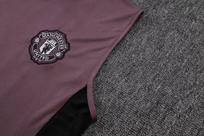 Completino Canottiera Manchester United 25/26 Uomo Bordeaux | Kit Allenamento