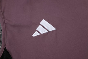 Completino Canottiera Manchester United 25/26 Uomo Bordeaux | Kit Allenamento