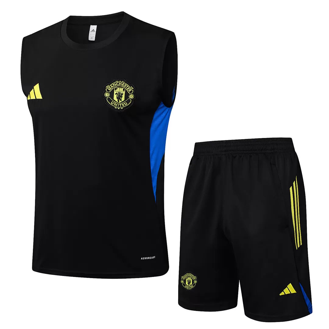 Completino Canottiera Manchester United 25/26 Uomo | Kit Allenamento