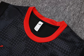 Completino Canottiera Milan 2025/26 Uomo Nero | Kit Allenamento