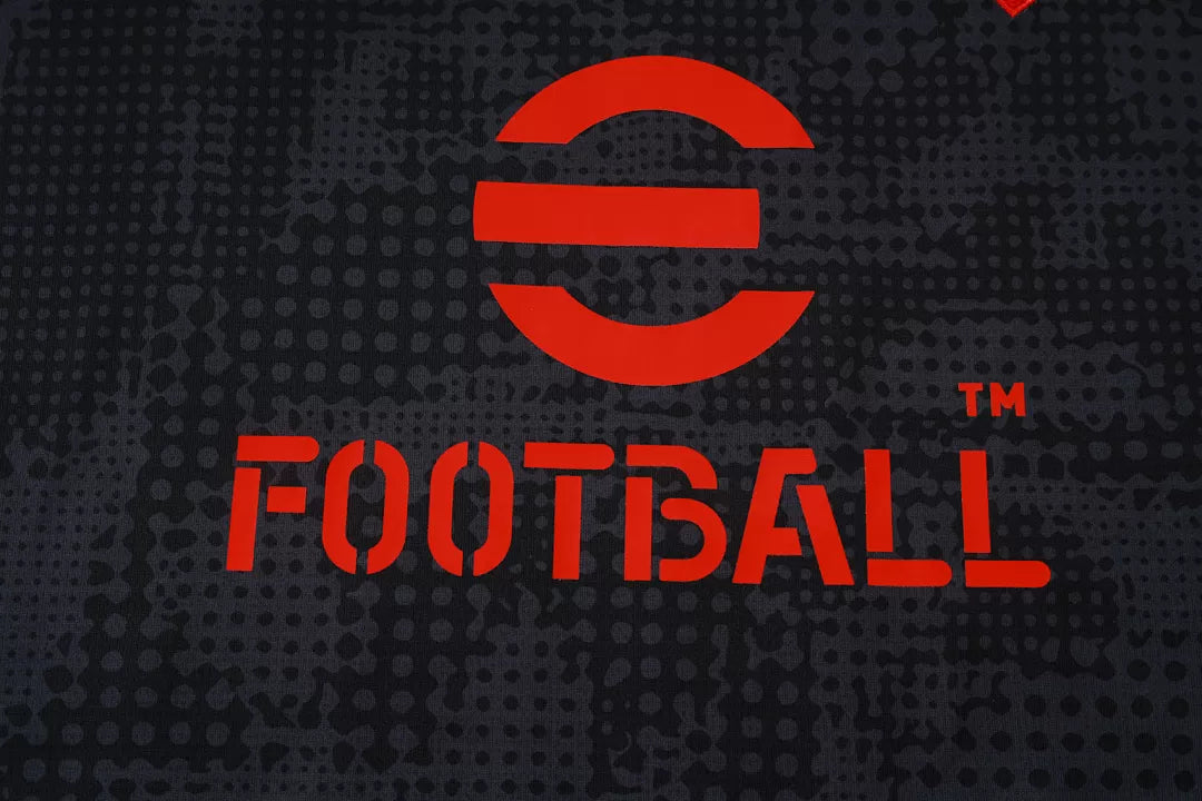 Completino Canottiera Milan 2025/26 Uomo Nero | Kit Allenamento