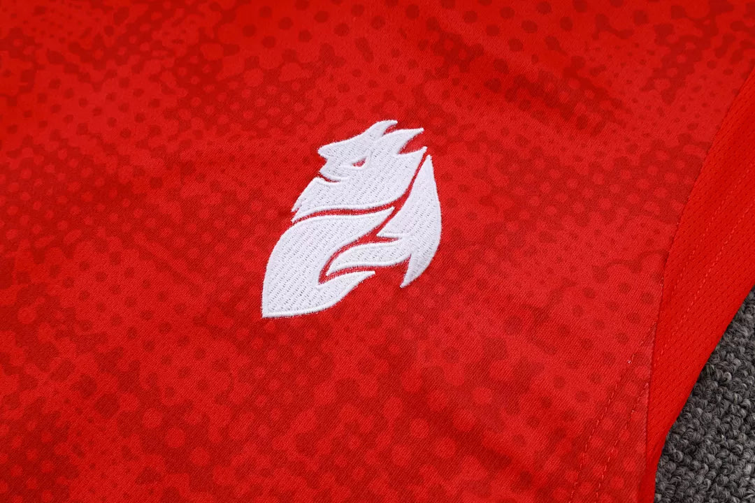 Completino Canottiera Milan 2025/26 Uomo Rosso | Kit Allenamento