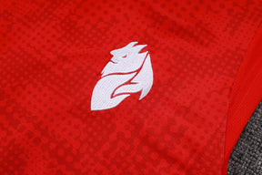 Completino Canottiera Milan 2025/26 Uomo Rosso | Kit Allenamento