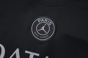 Completino Canottiera PSG 2025/26 Uomo Nero | Kit Allenamento