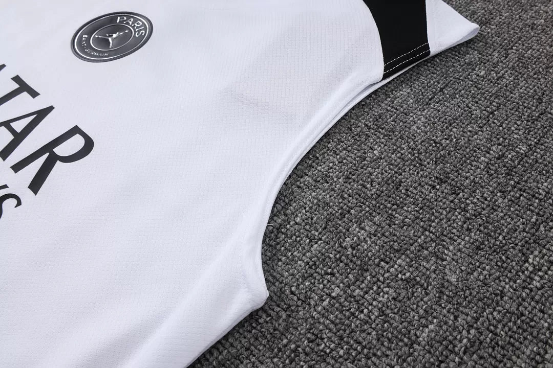 Completino Canottiera Paris 26/27 Uomo Bianco | Kit Allenamento