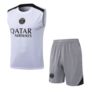Completino Canottiera Paris 26/27 Uomo Bianco | Kit Allenamento