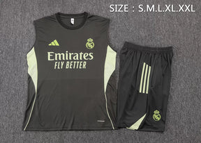 Completino Canottiera Real Madrid 2025/26 Uomo | Kit Allenamento