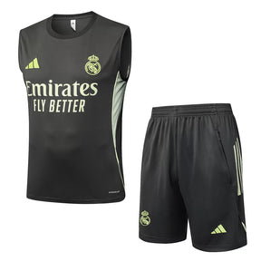Completino Canottiera Real Madrid 2025/26 Uomo | Kit Allenamento