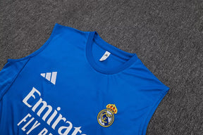 Completino Canottiera Real Madrid 25/26 Uomo Azzurro | Kit Allenamento