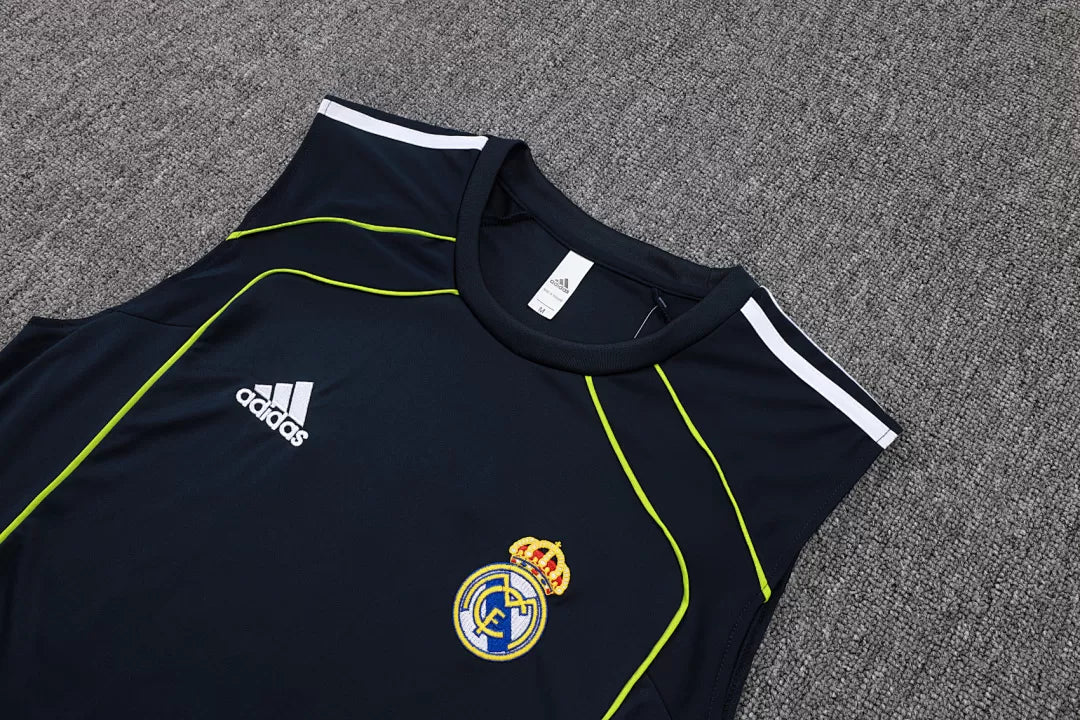 Completino Canottiera Real Madrid 25/26 Uomo Blu Navy | Kit Allenamento