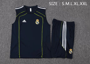 Completino Canottiera Real Madrid 25/26 Uomo Blu Navy | Kit Allenamento