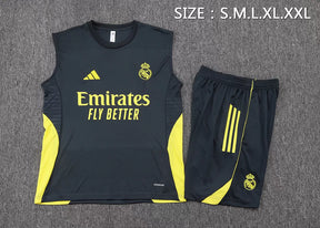 Completino Canottiera Real Madrid 25/26 Uomo Blu Notte | Kit Allenamento