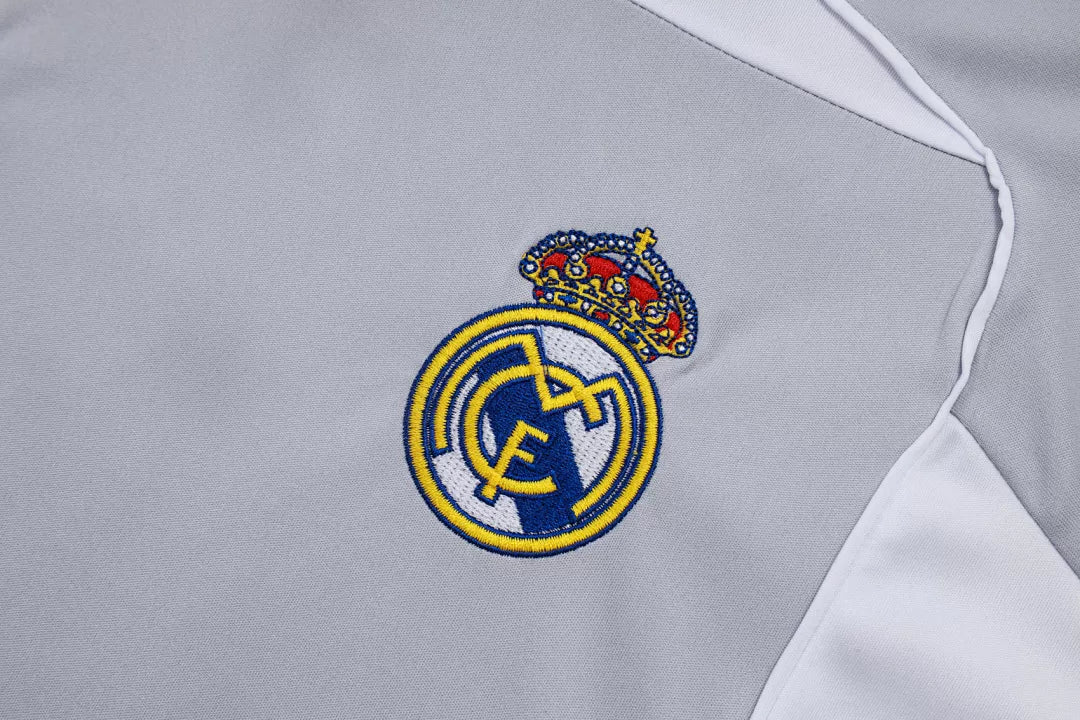 Completino Canottiera Real Madrid 25/26 Uomo Grigio | Kit Allenamento