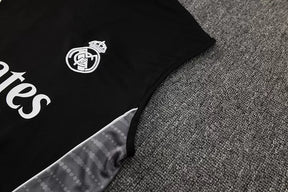 Completino Canottiera Real Madrid 25/26 Uomo Nero | Kit Allenamento