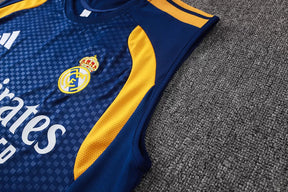 Completino Canottiera Real Madrid 26/27 Uomo Blu Navy | Kit Allenamento
