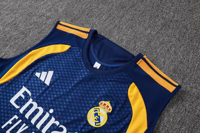Completino Canottiera Real Madrid 26/27 Uomo Blu Navy | Kit Allenamento