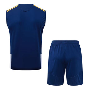 Completino Canottiera Real Madrid 26/27 Uomo Blu Navy | Kit Allenamento