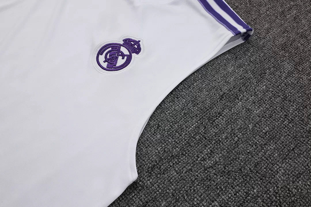 Completino Canottiera Real Madrid Icons 25/26 Uomo | Kit Allenamento