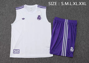 Completino Canottiera Real Madrid Icons 25/26 Uomo | Kit Allenamento