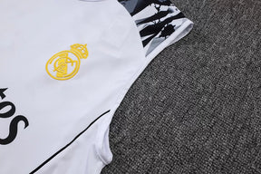 Completino Canottiera Real Madrid x Marvel 2025/26 Uomo Bianco | Kit Allenamento