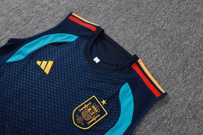 Completino Canottiera Spagna 26/27 Uomo Blu Navy | Kit Allenamento