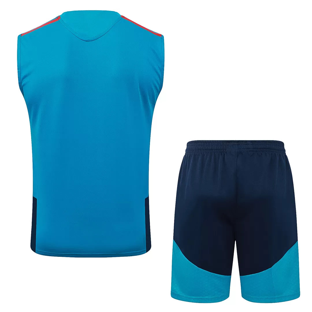 Completino Canottiera Spagna 26/27 Uomo Turchese | Kit Allenamento