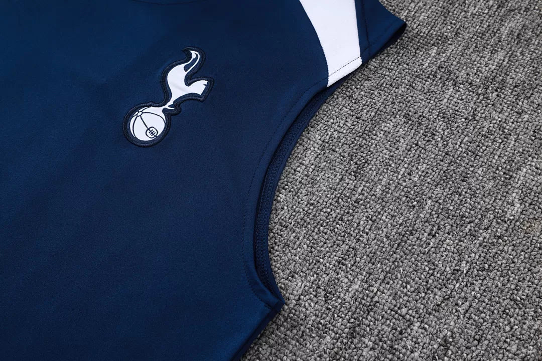 Completino Canottiera Tottenham 2025/26 Uomo Blu Navy | Kit Allenamento