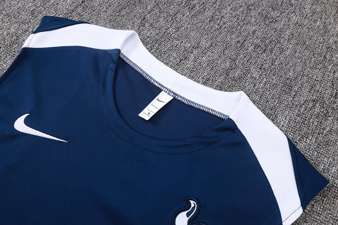 Completino Canottiera Tottenham 2025/26 Uomo Blu Navy | Kit Allenamento