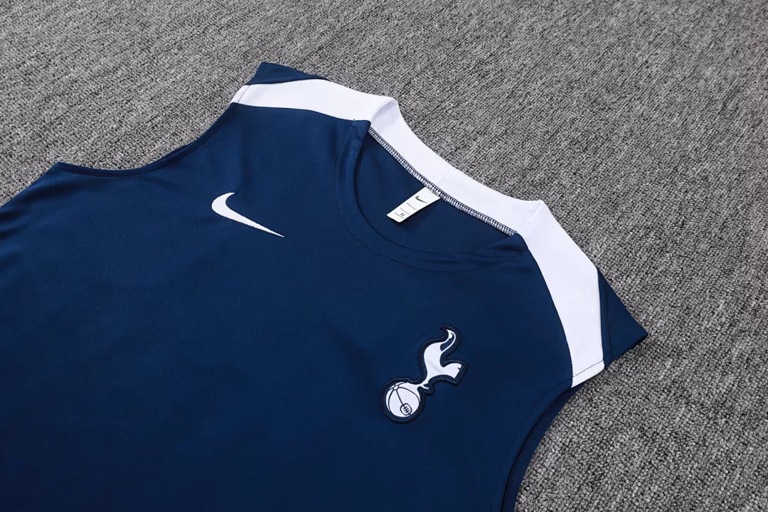 Completino Canottiera Tottenham 2025/26 Uomo Blu Navy | Kit Allenamento