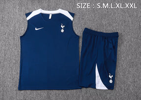 Completino Canottiera Tottenham 2025/26 Uomo Blu Navy | Kit Allenamento