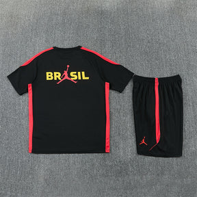 Completino Manica Corta Brasile 2026 Uomo | Kit Allenamento