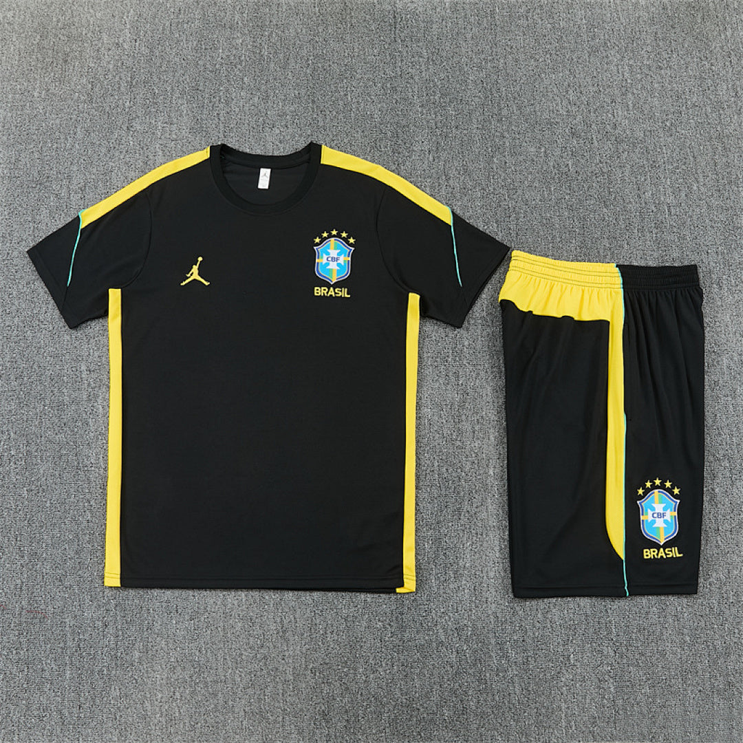 Completino Manica Corta Brasile 2026 Uomo | Kit Allenamento