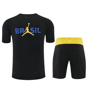 Completino Manica Corta Brasile 2026 Uomo | Kit Allenamento